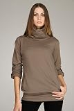  : Mike & Chris Cohen Taupe Cowl Neck Pullover