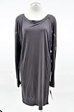 French Connection Brown Silver Grey Long Sleeve Dress