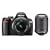 Nikon D60 10.2MP Digital SLR Camera with 18-55mm f/3.5-5.6G AF-S DX VR and 55-200mm f/4-5.6G ED IF AF-S DX VR Zoom-Nikkor Lens with 2 Nikon School DVDs