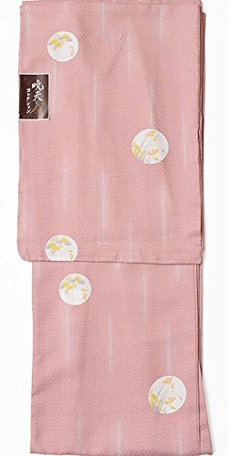 和ごころきもの屋　【春・秋　単衣着物　Ｍ/Ｌ】国内染め　洗えるちりめん単衣着物　格子織　仕立上り【Ｍ】着物　洗える着物　レディース　単衣　小紋　飛び柄　hppk277