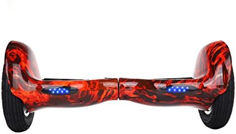 Mihappy Electric Mini Scooter 9.8 Inch Two Wheels Self Balancing Scooter (Flame Red)