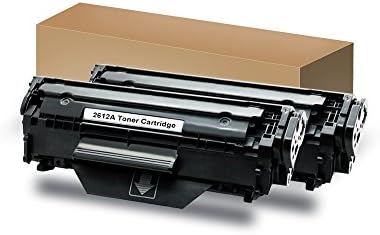Dmpire® Compatible Replacement Laser Toner Cartridge for HP Q2612A(12A), Compatible with 1010/1012/1015/1018/1020/1022/3015/3020/3030MFP/M1319/M1319F/3050/3052/3055 [2 PACKS]