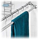 Polder brushed Duo Shower Curtain Rod