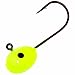 Mister Twister Floating Jig Heads Bait No.4-Pack of 4 (Chartreuse)