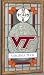 Virginia Tech Hokies Stained Glass Wall Clock