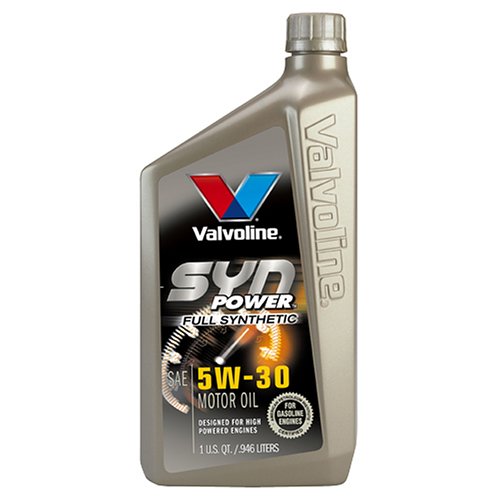 Valvoline VV955 SynPower Motor Oil SAE 5W 30 Pack of Six 1 Quart Bottles