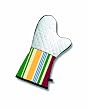 Two Dogs Designs Inc Barbecue Mitt, Green Stripes