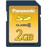 Panasonic 2GB SD Memory Card Class 6