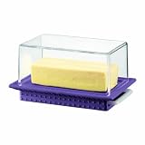 Bodum - 11141-278 - Bistro - Beurrier avec Couvercle - 17 X 12 cm - Violet