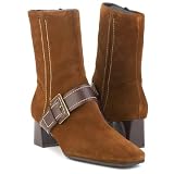 ECCO Arizona Bootie | Ladies Boots Caramel Espresso Suede by ECCO