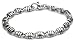 Sterling Silver Men's Stratus Curb Link Bracelet by Zina, 8