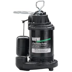 Wayne CDU790 1/3-Horsepower Cast Iron Submersible Sump Pump