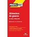Profil Bac M�moires de guerre