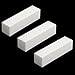 3 Pcs White Buffer Buffing Sanding Block File Manicure Pedicure For Nail Art