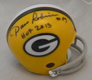 Dave Robinson Autographed Green Bay Packers Mini Helmet w/