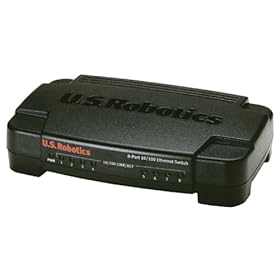 6807&sol; SWITCH 8 PORTE 10&sol;100 U.S. ROBOTICS, |JMR SOFTWARE di Rino Ortolani |www.e-2003.com|