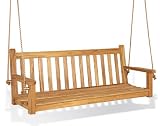 Teak Outdoor Patio Swing 6' - Arthur Lauer 1486 Flatpack