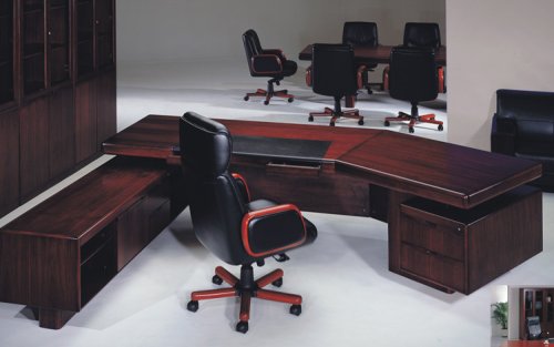 Executive Home Office Desk Walnut Furniture