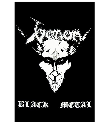 Venom Black Metal Blacklight Responsive Poster