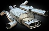 Produkt-Bild: Supersport Edelstahl Auspuffanlage (63,5mm) FORD Escort V,VI Flie&szlig;heck Typ GAL usw., Bj. 09/90-, 1.3-2.0,1.8D,1.8TD (Otto 52,55,65,66,77,96,110KW Diesel 44,66KW)inkl.XR3i,RS, Frontantrieb