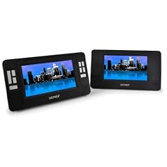 Denver MTW-733TWIN 18cm (7") tragbarer DVD-Player mit Zusatzdisplay