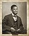 Barack Obama (As Abe Lincoln) Gold Wood-Mounted Art Poster Print - 12" X 18"