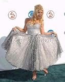 Christian Dior - $2460 New CHRISTIAN DIOR Silver Corset Bustier Top 44 / 12