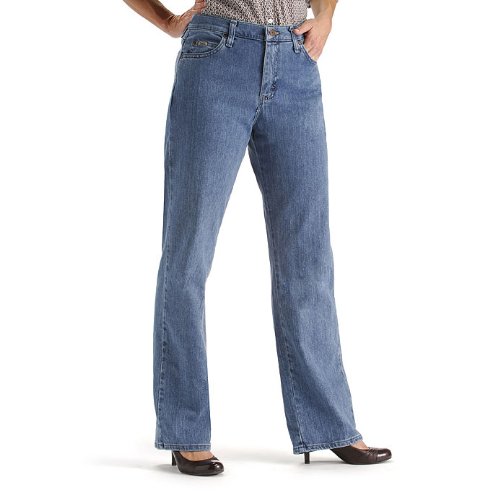 Lee Women's Petite Relaxed Fit Stretch Jean - Light Stone - 305-1843c product image
