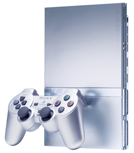 Childrens Toyshop  Video Games : Sony Silver PlayStation 2 Console (Slimline)
