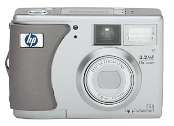 HP PhotoSmart 735 3.2MP Digital Camera with 3x Optical Zoom