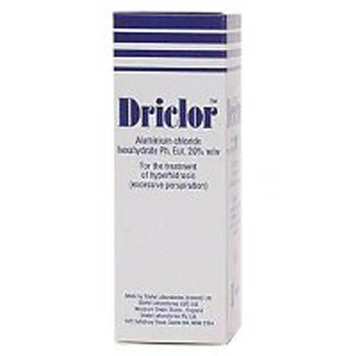 Driclor Antiperspirant rouler sur des 75ml transpiration excessive Déodorants et antitranspirant