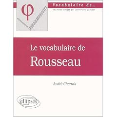 Le vocabulaire de Rousseau