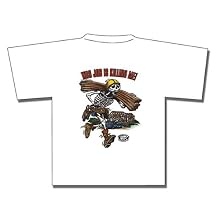 Dead On DSTSKULLYXL Skully Cotton T-Shirt Color: White (X-LARGE)