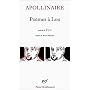 Po�mes � Lou. Il y a