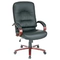 High Back Executive Chair  Black Cherry