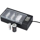 Hama Universalladegeraet fuer Micro AAA, Mignon AA, Baby C, Mono D und 9V E-Block Akkus