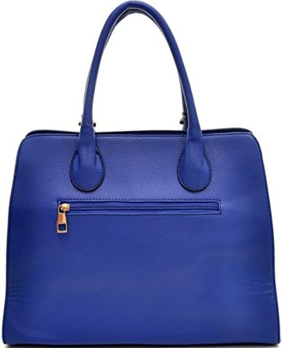 Dasein? Faux Buffalo Stud Accented Handle Briefcase w/Removable Shoulder Strap