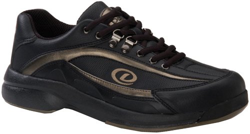 Dexter Bowling Shoes-Dexter Mens Magnum Black/Bronze Left Hand Bowling Shoes-Mens Dexter Bowling Shoes