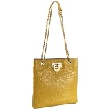 DKNY Croc-Embossed Leather Chain N/S Cross-Bod