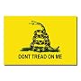 3 x 5 ft Gadsden "Don't Tread On Me" Nylon Flag