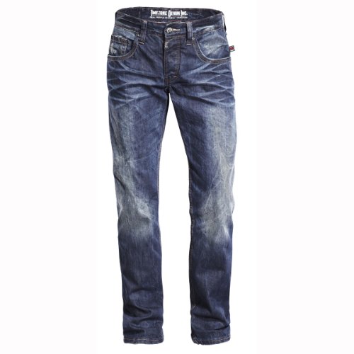 Timezone Herren Jeans Regular Fit 26-5318&nbsp;Coast, Gr. 29/32, Blau (3451 darkblue distressed Preisvergleich