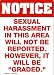 SIGN26 Sexual Harassment Metal Sign
