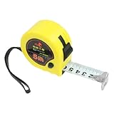uxcell ロング イエロー シェル リトラクタブル 鋼のメトリック メジャー テープ 25mmの幅 5mの長さ