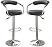 Pair of Telford Bar Stools in Black