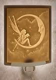 Story Fairy Curved Lithophane Nightlight - Art By Delamare