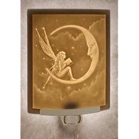 Story Fairy Curved Lithophane Nightlight - Art By Delamare