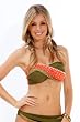 Tribal Girl: Twist Tube Bikini Top (bandeau swimsuit top only)