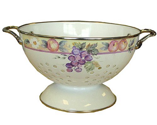 Pfaltzgraff Orchard 3--Quart Enamel Steel Colander