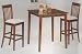 3 Piece Cappuccino Finish Table & Bar Stool 3 Piece Cappuccino Finish Table & Bar Stool