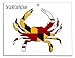 Maryland Flag Crab Sticker